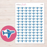 I-13742 planner sticker sheet with enlarged sticker detail