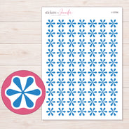 I-13746 planner sticker sheet with enlarged sticker detail