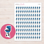 I-13748 planner sticker sheet with enlarged sticker detail