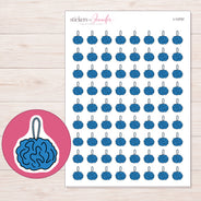 I-13757 planner sticker sheet with enlarged sticker detail