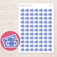 I-13761 planner sticker sheet with enlarged sticker detail
