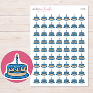 I-13762 planner sticker sheet with enlarged sticker detail