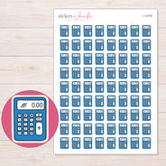 I-13779 planner sticker sheet with enlarged sticker detail