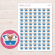I-13785 planner sticker sheet with enlarged sticker detail