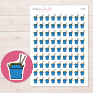 I-13786 planner sticker sheet with enlarged sticker detail