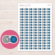 I-13796 planner sticker sheet with enlarged sticker detail