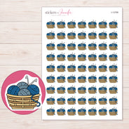 I-13799 planner sticker sheet with enlarged sticker detail