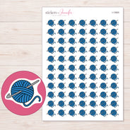 I-13800 planner sticker sheet with enlarged sticker detail