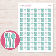 I-13805 planner sticker sheet with enlarged sticker detail