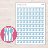 I-13806 planner sticker sheet with enlarged sticker detail
