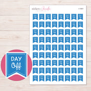 I-13807 planner sticker sheet with enlarged sticker detail