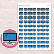 I-13809 planner sticker sheet with enlarged sticker detail