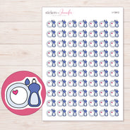 I-13812 planner sticker sheet with enlarged sticker detail