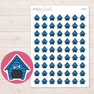 I-13816 planner sticker sheet with enlarged sticker detail