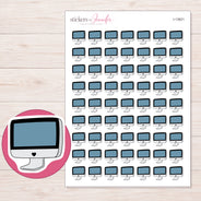 I-13821 planner sticker sheet with enlarged sticker detail