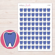 I-13834 planner sticker sheet with enlarged sticker detail