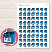 I-13838 planner sticker sheet with enlarged sticker detail