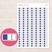 I-13842 planner sticker sheet with enlarged sticker detail