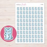 I-13848 planner sticker sheet with enlarged sticker detail