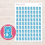 I-13849 planner sticker sheet with enlarged sticker detail