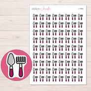 I-13852 planner sticker sheet with enlarged sticker detail
