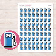 I-13853 planner sticker sheet with enlarged sticker detail