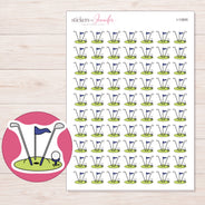 I-13855 planner sticker sheet with enlarged sticker detail