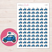 I-13857 planner sticker sheet with enlarged sticker detail