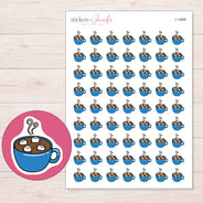 I-13868 planner sticker sheet with enlarged sticker detail