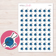 I-13874 planner sticker sheet with enlarged sticker detail