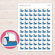 I-13876 planner sticker sheet with enlarged sticker detail