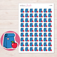 I-13883 planner sticker sheet with enlarged sticker detail