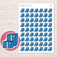 I-13887 planner sticker sheet with enlarged sticker detail