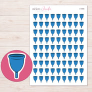 I-13890 planner sticker sheet with enlarged sticker detail