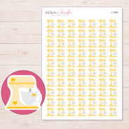 I-13893 planner sticker sheet with enlarged sticker detail
