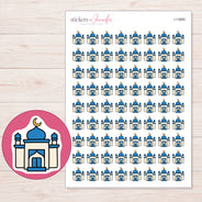 I-13895 planner sticker sheet with enlarged sticker detail