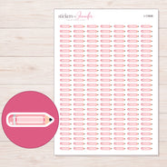 I-13906 planner sticker sheet with enlarged sticker detail