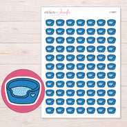 I-13907 planner sticker sheet with enlarged sticker detail