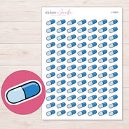 I-13910 planner sticker sheet with enlarged sticker detail