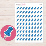 I-13925 planner sticker sheet with enlarged sticker detail