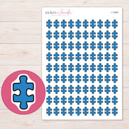 I-13926 planner sticker sheet with enlarged sticker detail