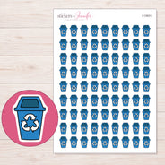 I-13931 planner sticker sheet with enlarged sticker detail