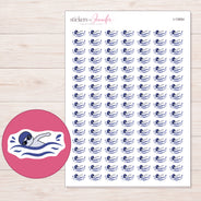 I-13954 planner sticker sheet with enlarged sticker detail