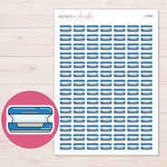 I-13955 planner sticker sheet with enlarged sticker detail