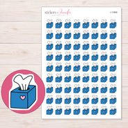 I-13966 planner sticker sheet with enlarged sticker detail