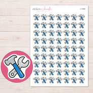 I-13968 planner sticker sheet with enlarged sticker detail