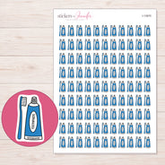 I-13970 planner sticker sheet with enlarged sticker detail