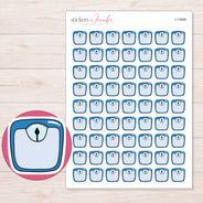 I-13988 planner sticker sheet with enlarged sticker detail