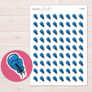 I-13990 planner sticker sheet with enlarged sticker detail