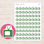 I-14003 planner sticker sheet with enlarged sticker detail